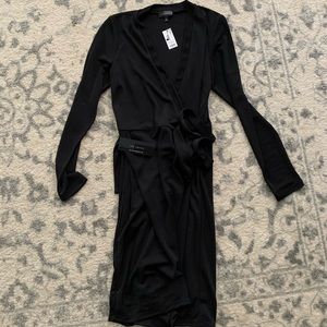 Black Wrap Dress